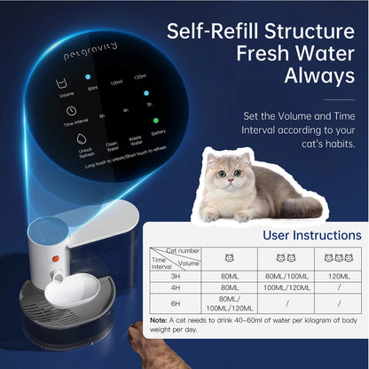 Pouring Pet Water Dispenser